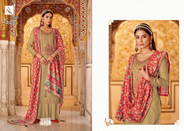 Alok Taani Designer Pashmina Kashmiri Embroidery Salwar 